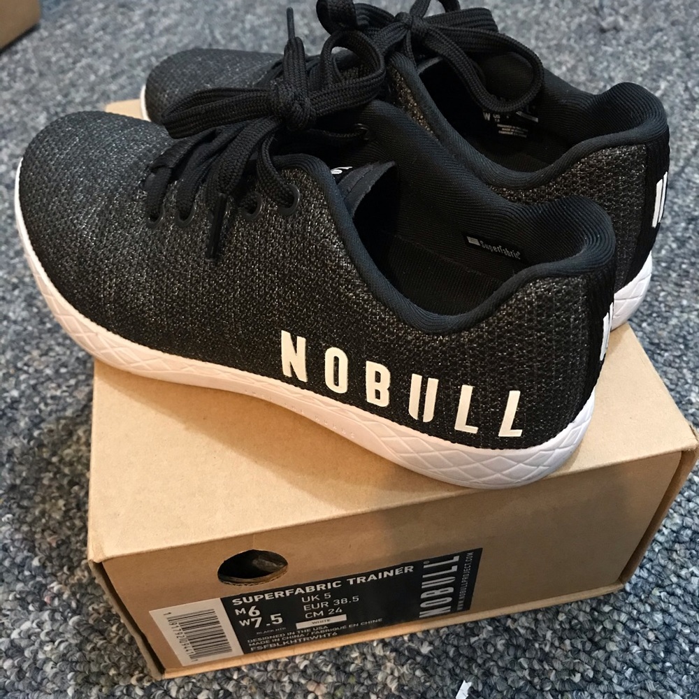 NoBull W7.5 Heather Black Trainer Shoe